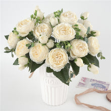Load image into Gallery viewer, 5 Big Heads/Bouquet Peonies Silk Artificial Flowers
