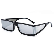 Load image into Gallery viewer, Silver Tempest Sunglasses (Four Mirrors Square)
