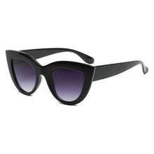 Load image into Gallery viewer, Black Classic Cat Eye Sunglasses
