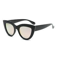 Load image into Gallery viewer, Black Classic Cat Eye Sunglasses
