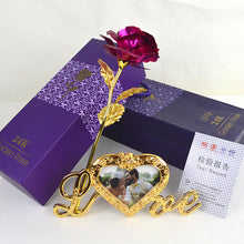 Load image into Gallery viewer, Beautiful 24k Gold Plated Golden Rose Flowers
