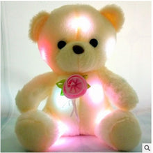 Load image into Gallery viewer, 20CM LED Colorful Glowing Luminous Plush Teddy Bear
